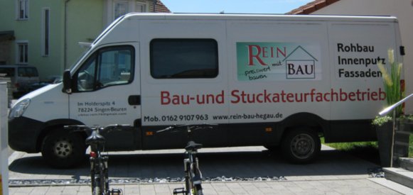 Fahrzeug Baufirma Rein Bau im Hegau